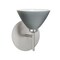 Besa Lighting Domi Mini Sconce, Titan, Satin Nickel Finish, 1x40W Halogen 1SW-1743TN-SN - alternate 1
